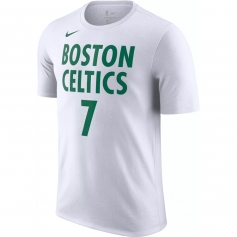 杰伦-布朗波士顿凯尔特人队7号短袖 2021城市版白色