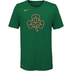 波士顿凯尔特人队logo短袖 2021城市版绿色