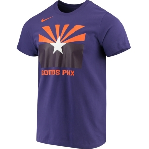 菲尼克斯太阳队logo短袖 2021城市版紫色